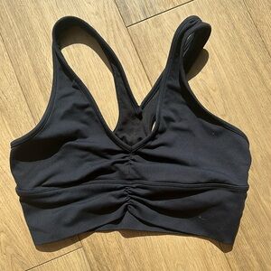 ALO WILD THING SPORTS BRA BLACK SIZE M